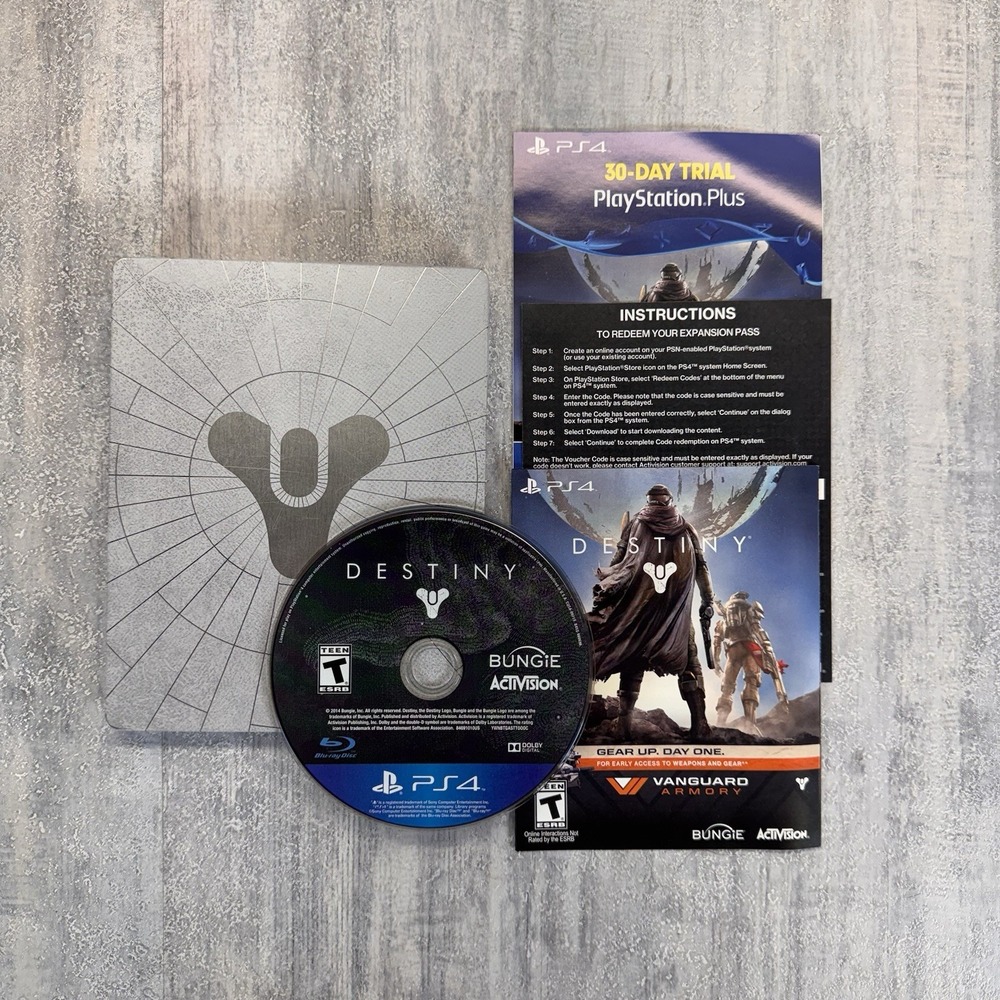 Destiny Limited Edition Steelbook (Sony PlayStation 4, 2014) PS4